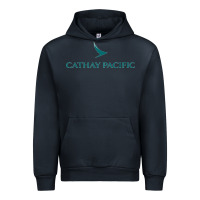 Navy cathay pacific essential Urban Hoodie - linhVisuals