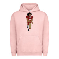 Pigment Salmon colin kaepernick kneeling classic Urban Hoodie - linhVisuals