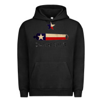 Pigment Black come and take it   texas flag essential Urban Hoodie - linhVisuals