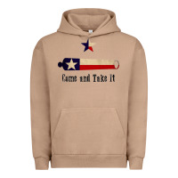 Pigment Burro come and take it   texas flag essential Urban Hoodie - linhVisuals