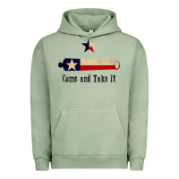 Pigment Oil Green come and take it   texas flag essential Urban Hoodie - linhVisuals