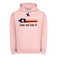 Pigment Salmon come and take it   texas flag essential Urban Hoodie - linhVisuals