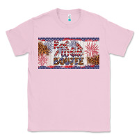 Bubblegum Pink red white boujee Classic Tee - Artiststas