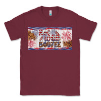 Burgundy red white boujee Classic Tee - Artiststas