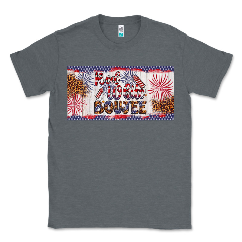 Red White Boujee Classic Tee by Artiststas | Teevron