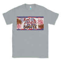 Heather Grey red white boujee Classic Tee - Artiststas