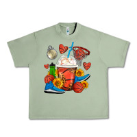 Oil Green Basketball Frappe Coffee Urban Heavy Tee - FaDigitalArtStudio