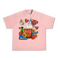 Salmon Basketball Frappe Coffee Urban Heavy Tee - FaDigitalArtStudio