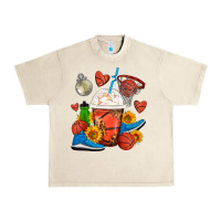 Sandshell Basketball Frappe Coffee Urban Heavy Tee - FaDigitalArtStudio