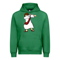 Emerald dabbing jesus christian dab dance Urban Hoodie - linhVisuals