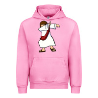 Fuchsia Pink dabbing jesus christian dab dance Urban Hoodie - linhVisuals