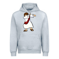 Heather Grey dabbing jesus christian dab dance Urban Hoodie - linhVisuals