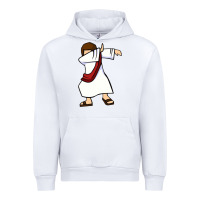 White dabbing jesus christian dab dance Urban Hoodie - linhVisuals
