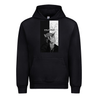 Black emine Urban Hoodie - linhVisuals