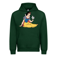 Forest Green snow white Urban Hoodie - linhVisuals