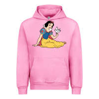 Fuchsia Pink snow white Urban Hoodie - linhVisuals