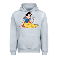 Heather Grey snow white Urban Hoodie - linhVisuals