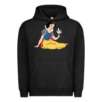 Pigment Black snow white Urban Hoodie - linhVisuals