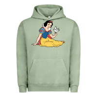 Pigment Oil Green snow white Urban Hoodie - linhVisuals