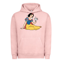 Pigment Salmon snow white Urban Hoodie - linhVisuals