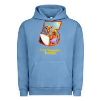 Pigment Pebble Blue five 5 summer stories t shirt Urban Hoodie - linhVisuals