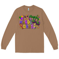 Toasted Coconut happy mardi gras Long Sleeve Tee - FaDigitalArtStudio