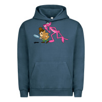 Pigment Midnight Navy the pink panther Urban Hoodie - linhVisuals