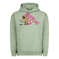 Pigment Oil Green the pink panther Urban Hoodie - linhVisuals