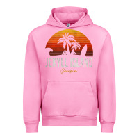 Fuchsia Pink jekyll island beach georgia ga palms vacation surf sundown tank top Urban Hoodie - linhVisuals