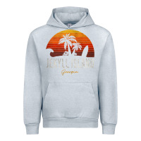 Heather Grey jekyll island beach georgia ga palms vacation surf sundown tank top Urban Hoodie - linhVisuals