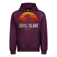 Mauve Wine jekyll island beach georgia ga palms vacation surf sundown tank top Urban Hoodie - linhVisuals
