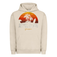 Pigment French Oak jekyll island beach georgia ga palms vacation surf sundown tank top Urban Hoodie - linhVisuals