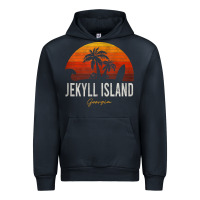 Navy jekyll island beach georgia ga palms vacation surf sundown tank top Urban Hoodie - linhVisuals