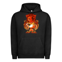 Pigment Black set your heart ablaze Urban Hoodie - linhVisuals