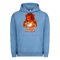 Pigment Pebble Blue set your heart ablaze Urban Hoodie - linhVisuals