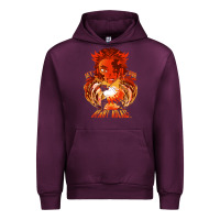 Mauve Wine set your heart ablaze Urban Hoodie - linhVisuals