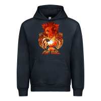 Navy set your heart ablaze Urban Hoodie - linhVisuals