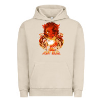 Pigment French Oak set your heart ablaze Urban Hoodie - linhVisuals