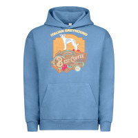 Pigment Pebble Blue mom t  shirt italian greyhound best coffee   dog owner coffee lover gi Urban Hoodie - linhVisuals