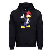 Black woody woodpecker Urban Hoodie - linhVisuals