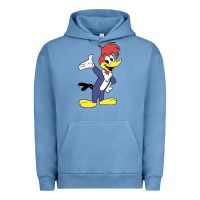 Pigment Pebble Blue woody woodpecker Urban Hoodie - linhVisuals