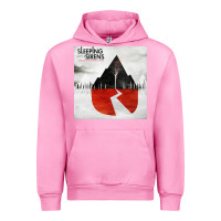 Fuchsia Pink sleeping with sirens one Urban Hoodie - linhVisuals