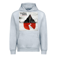 Heather Grey sleeping with sirens one Urban Hoodie - linhVisuals