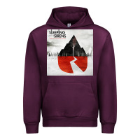 Mauve Wine sleeping with sirens one Urban Hoodie - linhVisuals