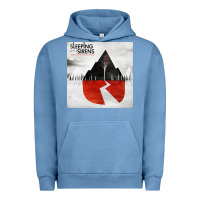 Pigment Pebble Blue sleeping with sirens one Urban Hoodie - linhVisuals