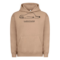 Pigment Burro Funny Animal Sloth SLOPHISTICATED Urban Hoodie - linhVisuals