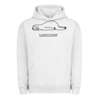 Pigment Lunar Rock Funny Animal Sloth SLOPHISTICATED Urban Hoodie - linhVisuals