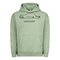 Pigment Oil Green Funny Animal Sloth SLOPHISTICATED Urban Hoodie - linhVisuals