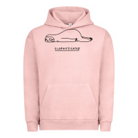 Pigment Salmon Funny Animal Sloth SLOPHISTICATED Urban Hoodie - linhVisuals