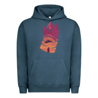 Pigment Midnight Navy Dune Sandworm Urban Hoodie - linhVisuals